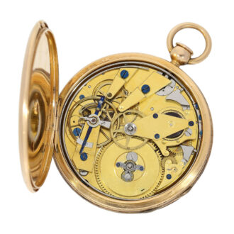 French pink gold Lepine repeater with ruby cylinder Circa 1810