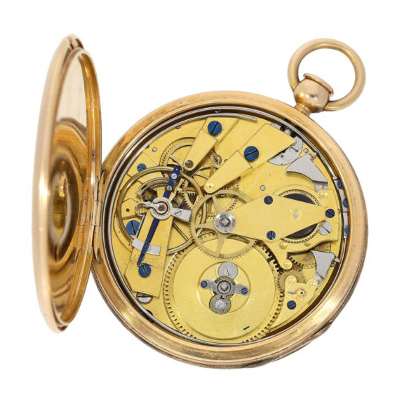 French pink gold Lepine repeater with ruby cylinder Circa 1810 French pink gold Lepine repeater with ruby cylinder Circa 1810