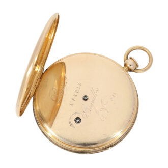 French pink gold Lepine repeater with ruby cylinder Circa 1810