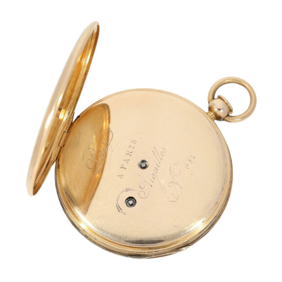 French pink gold Lepine repeater with ruby cylinder Circa 1810 French pink gold Lepine repeater with ruby cylinder Circa 1810