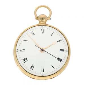 English gold chronometer, made for Chinese market Circa 1815