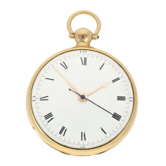 English gold chronometer, made for Chinese market Circa 1815