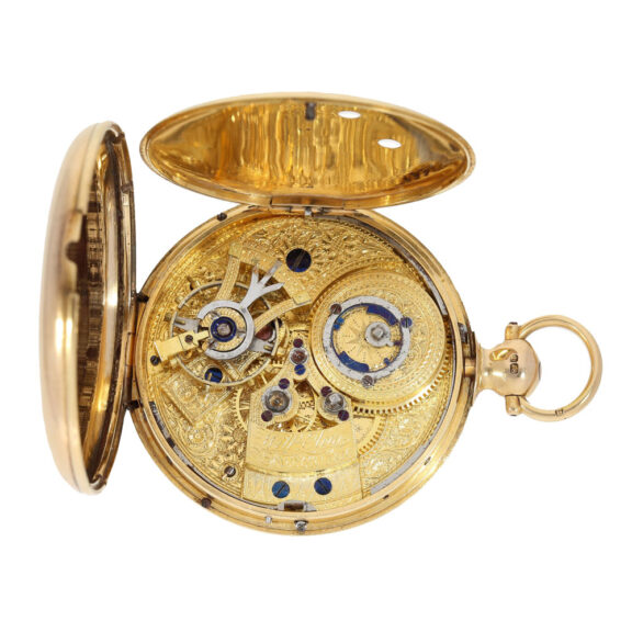 English gold chronometer, made for Chinese market Circa 1815 English gold chronometer, made for Chinese market Circa 1815