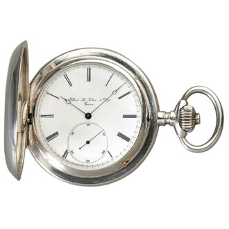Swiss silver hunting cased chronometer watch Circa 1875 Swiss silver hunting cased chronometer watch Circa 1875