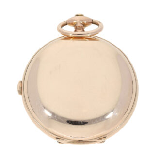 Swiss gold hunting cased repeater with self striking Circa 1820