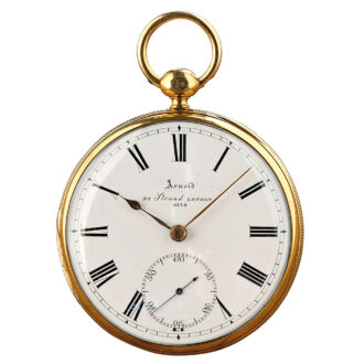 English 18 carat gold pocket chronometer watch Circa 1840