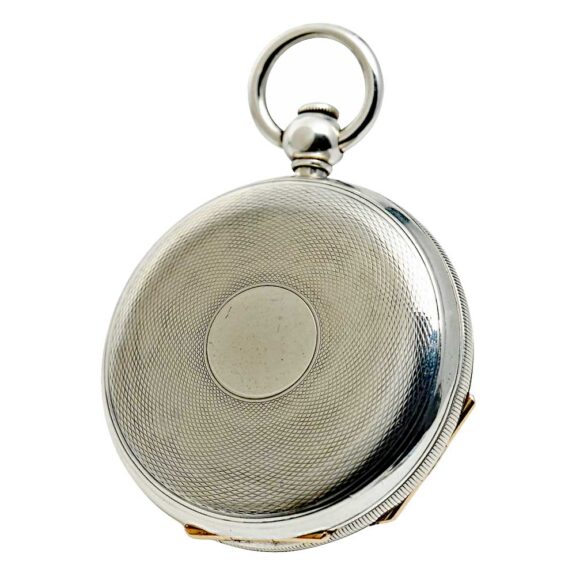 American silver pocket watch “Patent Chronometer” Circa 1860 American silver pocket watch “Patent Chronometer” Circa 1860