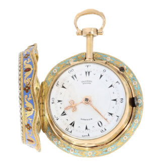 English gold/enamel watch with oriental pearls Circa 1795