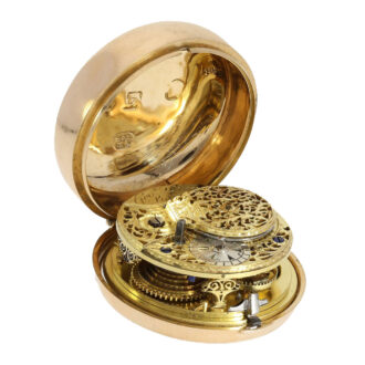 English gold/enamel watch with oriental pearls Circa 1795