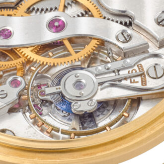 Unique gold hand-enamelled watch by Patek Philippe Circa 1968