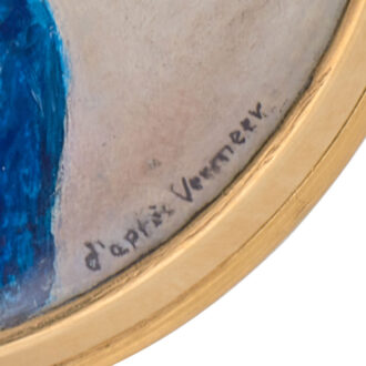 Unique gold hand-enamelled watch by Patek Philippe Circa 1968