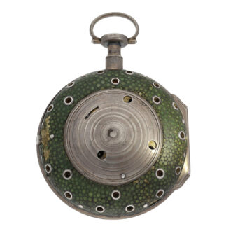 Hungarian silver striking and repeating coach clock Circa 1750