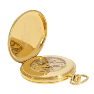 Swiss extremely rare 18K gold lever pocket watch Circa 1983