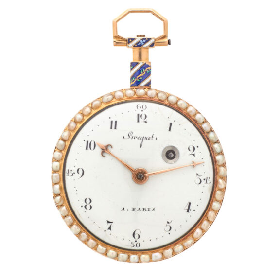 Splendid French gold and enamel gentleman's watch Circa 1800 Splendid French gold and enamel gentleman's watch Circa 1800