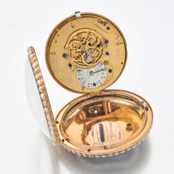 Splendid French gold and enamel gentleman's watch Circa 1800 Splendid French gold and enamel gentleman's watch Circa 1800