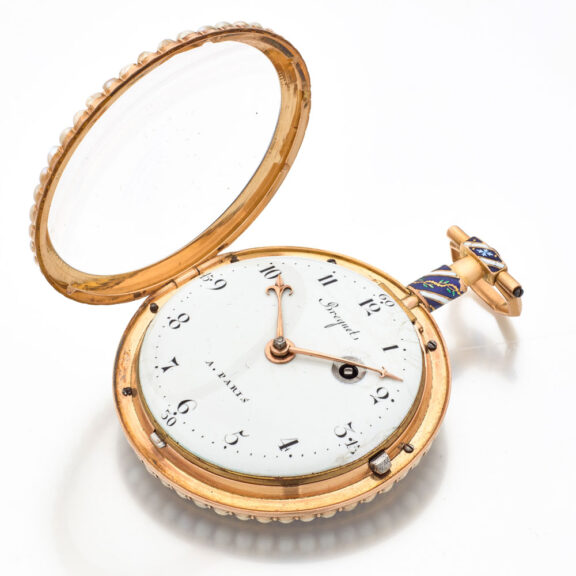 Splendid French gold and enamel gentleman's watch Circa 1800 Splendid French gold and enamel gentleman's watch Circa 1800