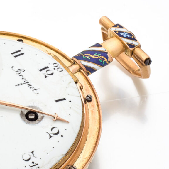Splendid French gold and enamel gentleman's watch Circa 1800 Splendid French gold and enamel gentleman's watch Circa 1800