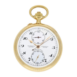 Exquisite Swiss gold lever with double signature Circa 1920