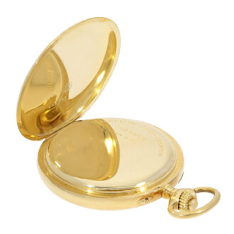 Exquisite Swiss gold lever with double signature Circa 1920