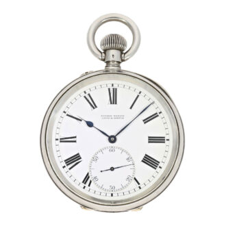 Rare Swiss silver navy chronometer deck watch Circa 1918