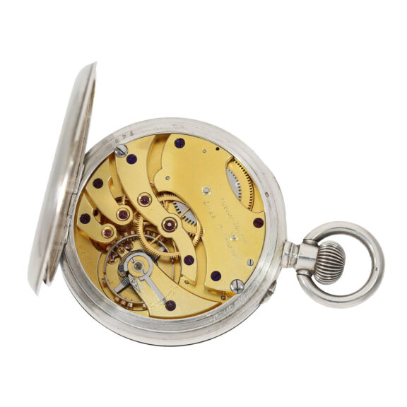 Rare Swiss silver navy chronometer deck watch Circa 1918 Rare Swiss silver navy chronometer deck watch Circa 1918