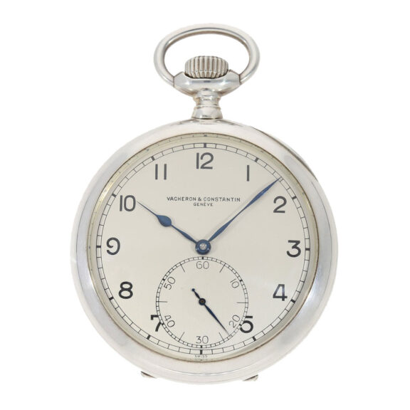 Heavy Swiss silver chronometer pocket watch Circa 1943
