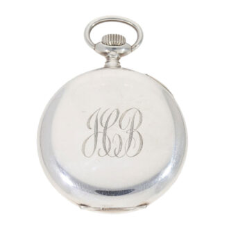 Heavy Swiss silver chronometer pocket watch Circa 1943