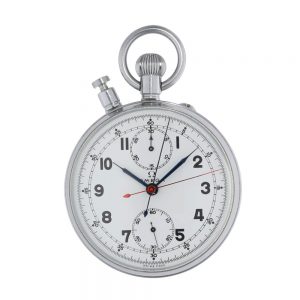Swiss chromed Omega split seconds chronograph Circa 1961