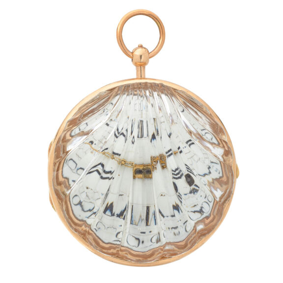 Extraordinary gold French shell-shaped form watch Circa 1760 Extraordinary gold French shell-shaped form watch Circa 1760