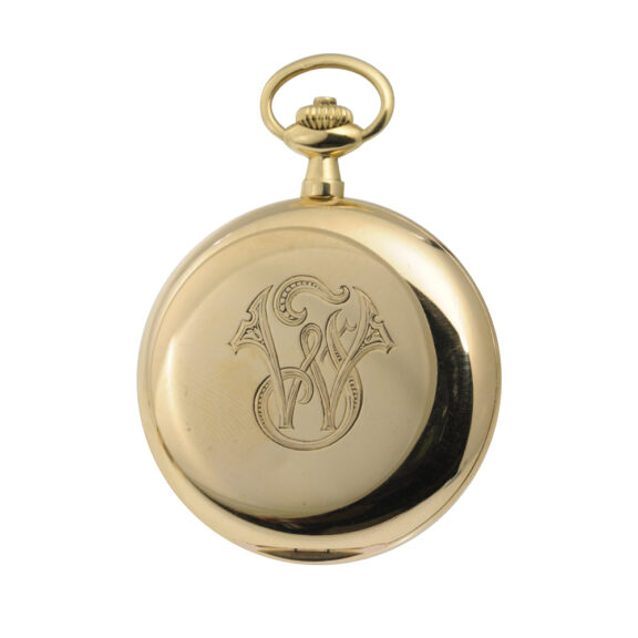 German thin gold Glashütte cased pocket watch Circa 1911 German thin gold Glashütte cased pocket watch Circa 1911