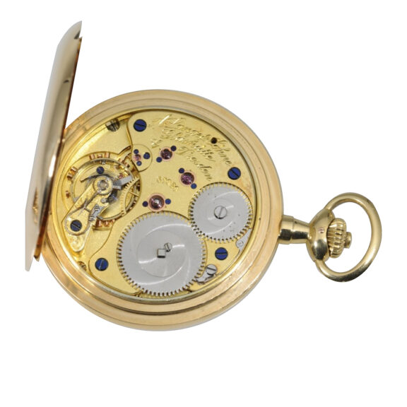 German thin gold Glashütte cased pocket watch Circa 1911 German thin gold Glashütte cased pocket watch Circa 1911