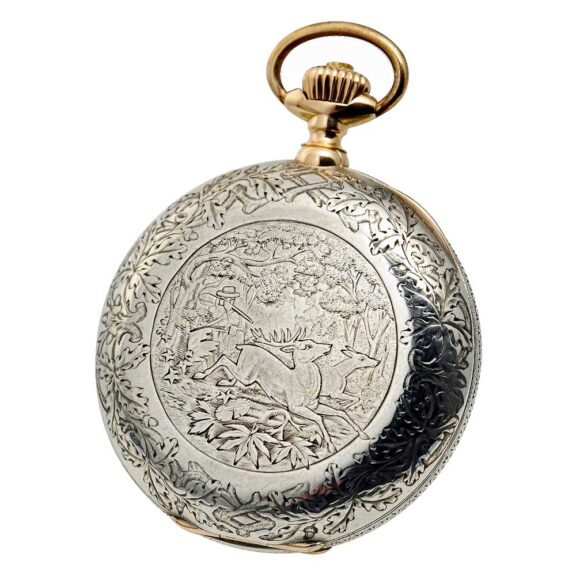 Austrian silver hunting cased chronometer watch Circa 1893 Austrian silver hunting cased chronometer watch Circa 1893