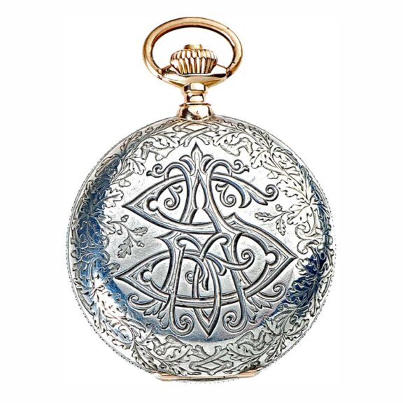 Austrian silver hunting cased chronometer watch Circa 1893 Austrian silver hunting cased chronometer watch Circa 1893