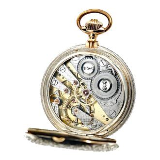 Austrian silver hunting cased chronometer watch Circa 1893