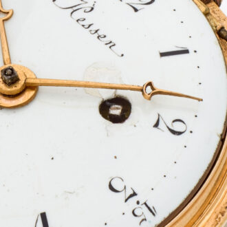 French gold and enamel verge pocket watch Circa 1790