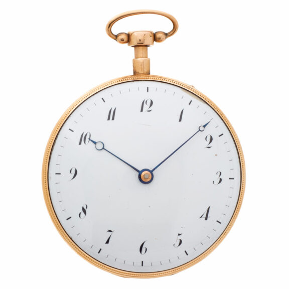 Rare French gold repeater with skeletonised movement Circa 1820 Rare French gold repeater with skeletonised movement Circa 1820