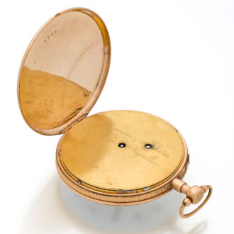 Rare French gold repeater with skeletonised movement Circa 1820