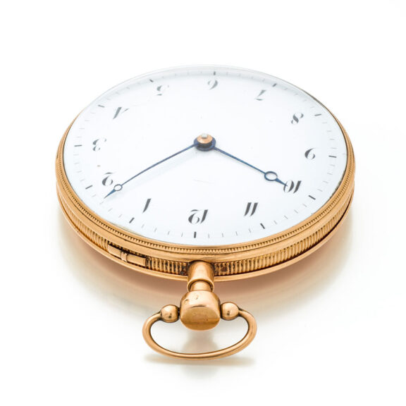 Rare French gold repeater with skeletonised movement Circa 1820 Rare French gold repeater with skeletonised movement Circa 1820