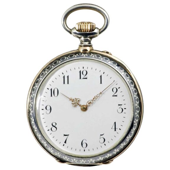 Swiss decorative presentation pocket watch Circa 1900
