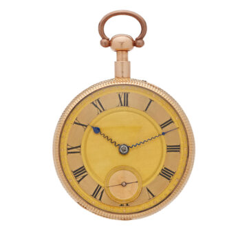 Heavy English gold quarter repeating chronometer Circa 1830