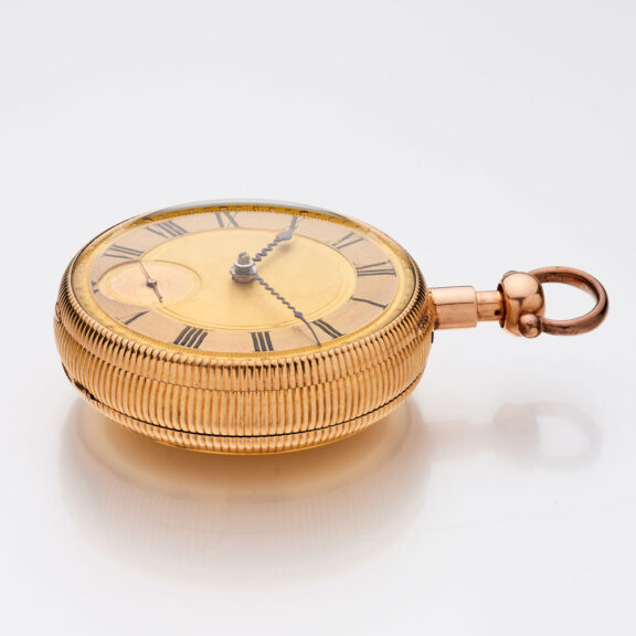 Heavy English gold quarter repeating chronometer Circa 1830 Heavy English gold quarter repeating chronometer Circa 1830