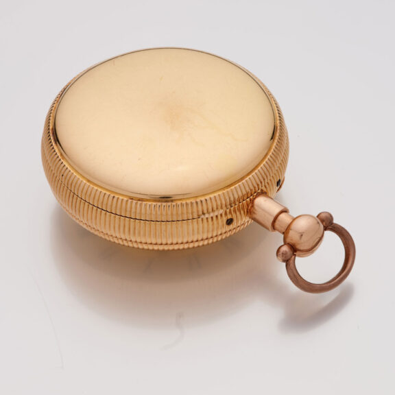 Heavy English gold quarter repeating chronometer Circa 1830 Heavy English gold quarter repeating chronometer Circa 1830