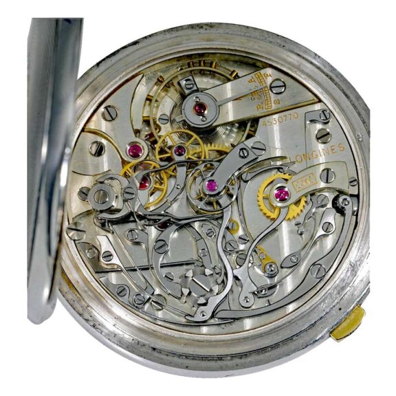 Swiss silver open faced chronograph watch Circa 1926 Swiss silver open faced chronograph watch Circa 1926