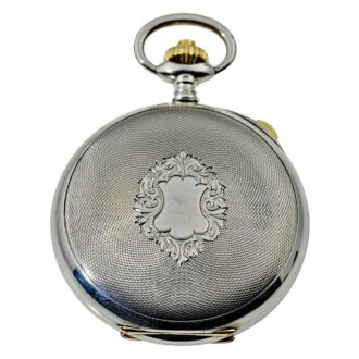 Swiss silver open faced chronograph watch Circa 1926