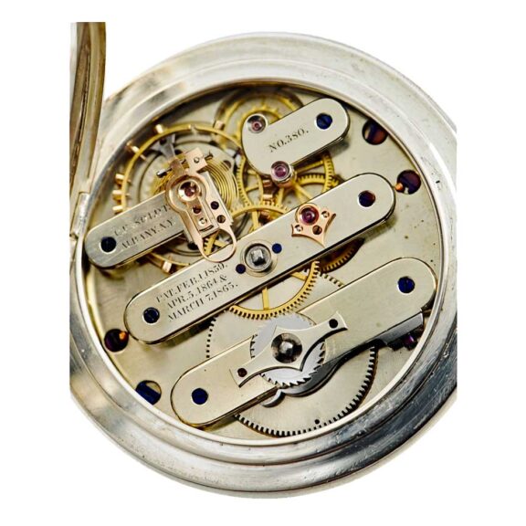 American silver “ Precision Patent Chronometer” Circa 1870 American silver “ Precision Patent Chronometer” Circa 1870