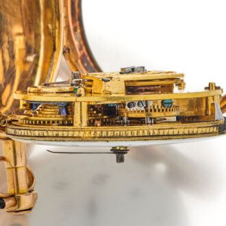 Swiss gold and enamel decorative verge watch Circa 1795