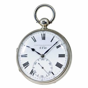 English silver open faced deck-chronometer Circa 1856
