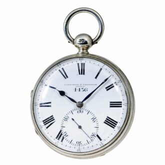 English silver open faced deck-chronometer Circa 1856