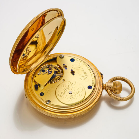 English gold fully engraved quality lever watch Circa 1889 English gold fully engraved quality lever watch Circa 1889