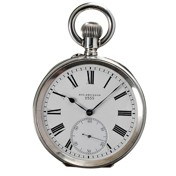 Swiss silver rare observation deck chronometer Circa 1907